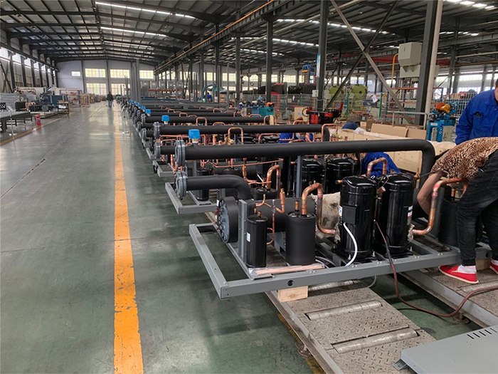 Spruce HVAC production workshop and equipment assembly
