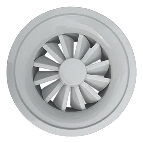 Round swirl diffuser